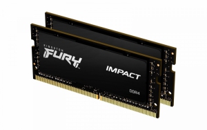 Kingston Pamięć DDR4 FURY Impact SODIMM 32GB(2*16GB)/3200 [KF432S20IBK2/32]