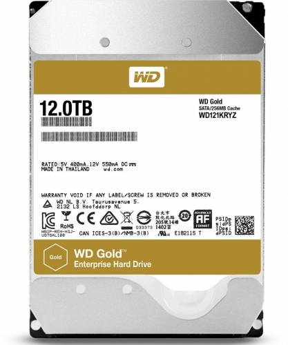 Western Digital GOLD HDD 12TB  3,5