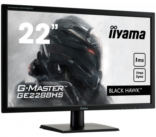 IIYAMA Monitor 22 BLACK HAWK 1ms [GE2288HS-B1]
