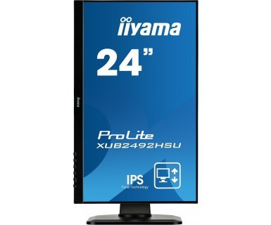 IIYAMA Monitor ProLite SPEAKERS,ULTRASLIM,USB  [XUB2492HSU-B1]