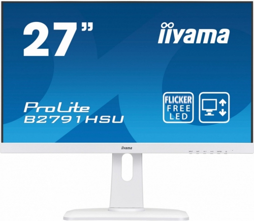IIYAMA Monitor ProLite UltraSlim FlickerFree BlueLightReducer + FreeSync [B2791HSU-W1]
